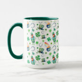 Mug Motif du jour de St Patrick d'aquarelle (Gauche)