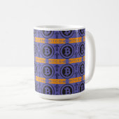 Mug Motif du logo Bitcoin (Devant droit)