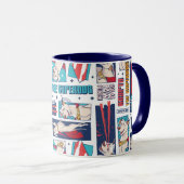 Mug Motif du panneau de dessin Krypto (Devant droit)