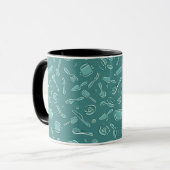 Mug Motif d'ustensiles de cuisine (Devant gauche)