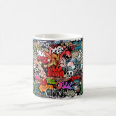 Mug Motif dynamique urbain d'art de graffiti d'art de (Centre)