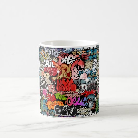 Mug Motif dynamique urbain d'art de graffiti d'art de (Centre)