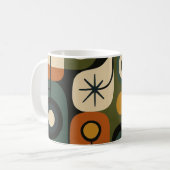 Mug Motif Éclaté de Style Mid Century Modern (Devant gauche)