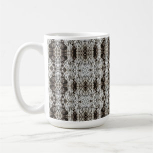 Mug Motif Écorce d'Arbre Tigre Blanc