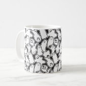 Mug Motif Éffrayant Halloween Ghosts (Devant gauche)