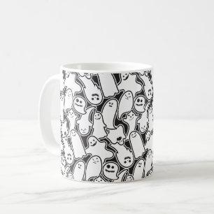 Mug Motif Éffrayant Halloween Ghosts