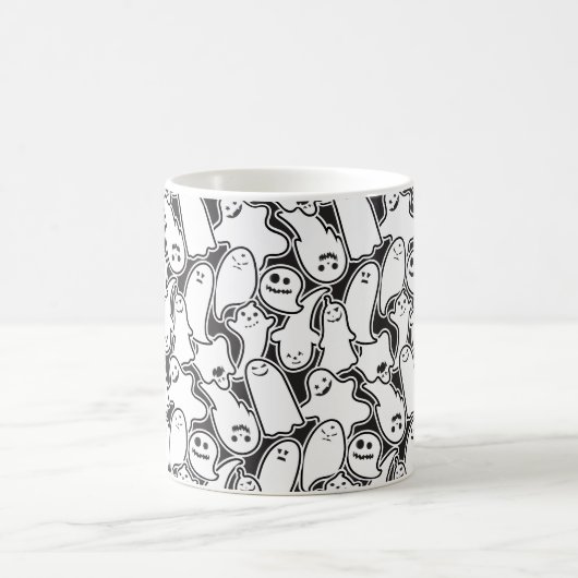 Mug Motif Éffrayant Halloween Ghosts (Centre)