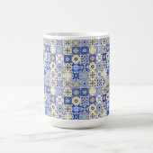 Mug Motif élégant d'Azulejo portugais bleu et blanc (Centre)
