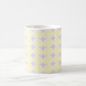Mug Motif élégant de tourbillon de crème (Centre)