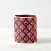 Mug Motif élégant rouge et or (Centre)