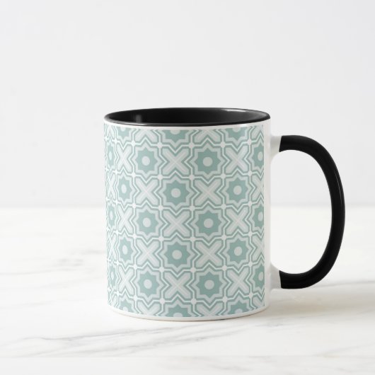 Mug Motif embrouillé de trellis (Droite)