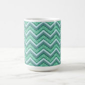 Mug Motif Emerald Chevron à facettes (Centre)