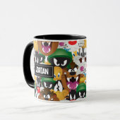 Mug MOTIF Emoji LOONEY TUNES™ | Ajouter Votre Nom (Devant gauche)