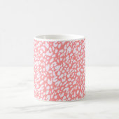 Mug Motif Empreinte de léopard corail (Centre)