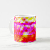 Mug Motif en bande rose (Devant gauche)