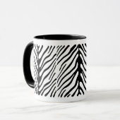 Mug Motif en bande Zebra Retro (Devant gauche)