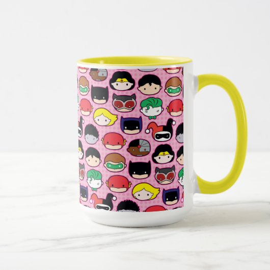 Mug Motif en chef de la Ligue de justice de Chibi (Droite)