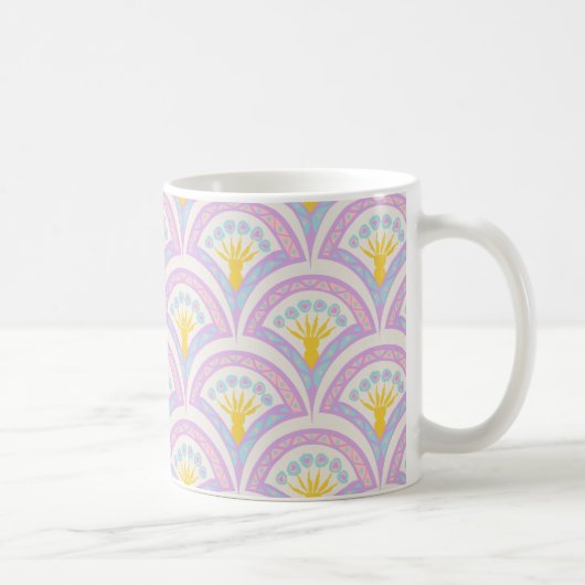 Mug Motif en coquille de couleur pastel (Droite)