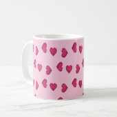 Mug Motif en cristal rose (Devant gauche)