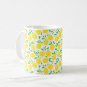 Mug Motif en feuille de citron doux (Devant gauche)