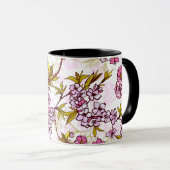 Mug Motif en fleurs de cerisiers  (Devant droit)