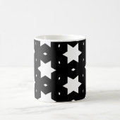 Mug Motif en forme d'étoile noire blanche (Centre)