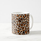 Mug Motif en fourrure de léopard (Devant droit)