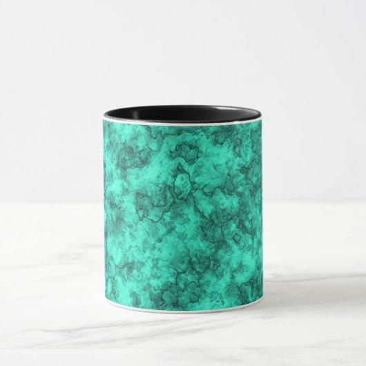 Mug Motif en marbre clair turquoise (Centre)