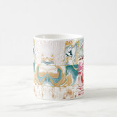 Mug Motif en marbre coloré (Centre)