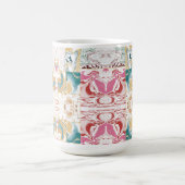 Mug Motif en marbre doré et bleu (Centre)