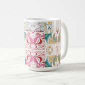 Mug Motif en marbre doré et bleu (Devant droit)