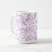 Mug Motif en marbre violet (Devant gauche)