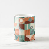 Mug Motif en mosaïque abstrait et géométrique. (Centre)