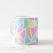 Mug Motif en mosaïque arc-en-ciel Pastel (Devant gauche)