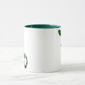 Mug Motif en mosaïque verte Gecko Lizard Reptile Art (Centre)