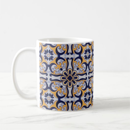Mug Motif en tuiles portugaises (Gauche)