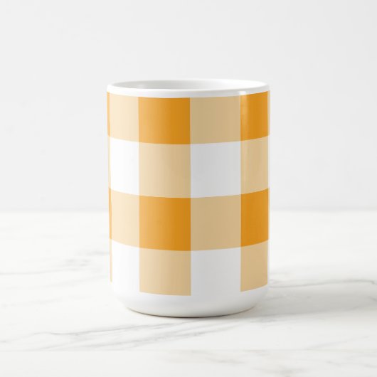 Mug Motif En vichy jaune (Centre)