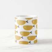 Mug Motif enfantin sans couture avec des poissons drôl (Centre)