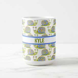 Mug Motif escargot personnalisé pour enfants