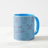 Mug Motif esquisse QUIDDITCH™ vintage (Devant droit)