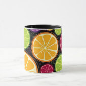 Mug Motif et arrière - plan oranges (Centre)