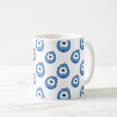 Mug Motif Éternué Bleu Surpris (Devant droit)