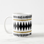 Mug Motif ethnique Black Gold Parties scintillant (Gauche)