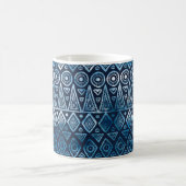 Mug Motif ethnique bleu classique (Centre)