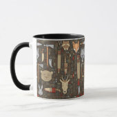 Mug Motif ethnique de chasse (Gauche)