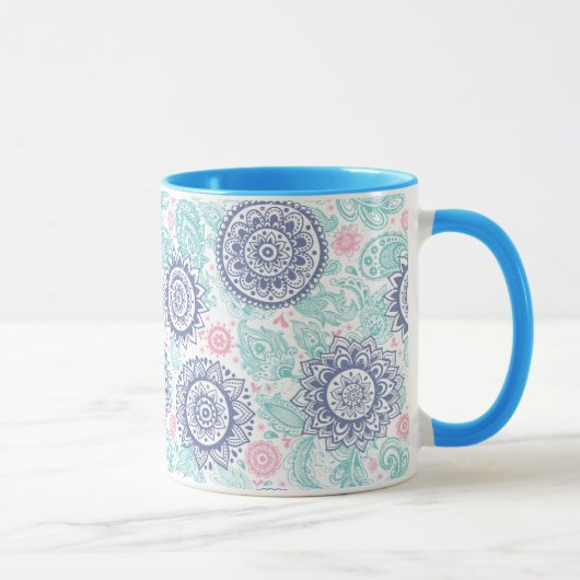 Mug Motif ethnique de Paisley (Droite)