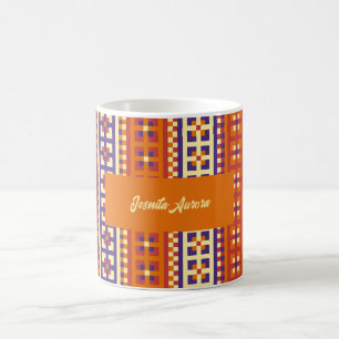Mug Motif ethnique géométrique traditionnel