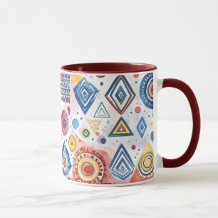 Mug Motif ethnique graphique
