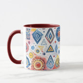 Mug Motif ethnique graphique (Gauche)