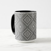 Mug Motif ethnique sans couture (Devant gauche)